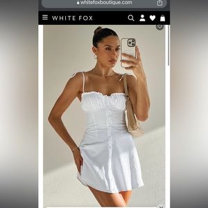 Whitefox boutique- white dress brand new